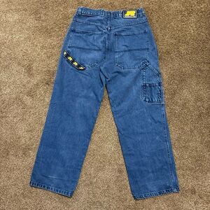 Results Jeans Mens Y2K Carpenter Workwear Jeans 33x29 Hong Kong 90s 100% Cotton